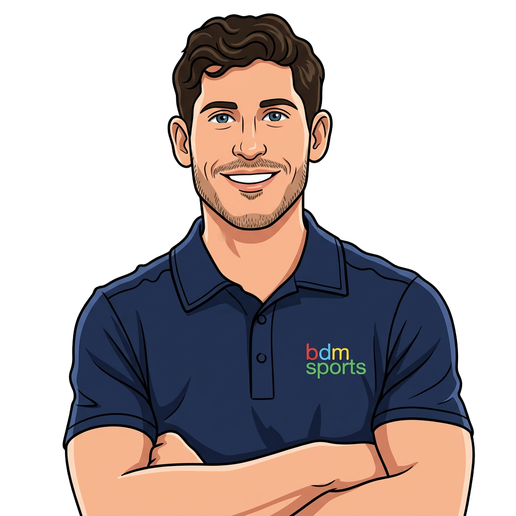 Cartoon portrait of David Martin